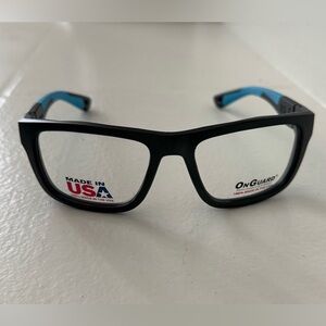 OnGuard Black and Blue Safety Glasses